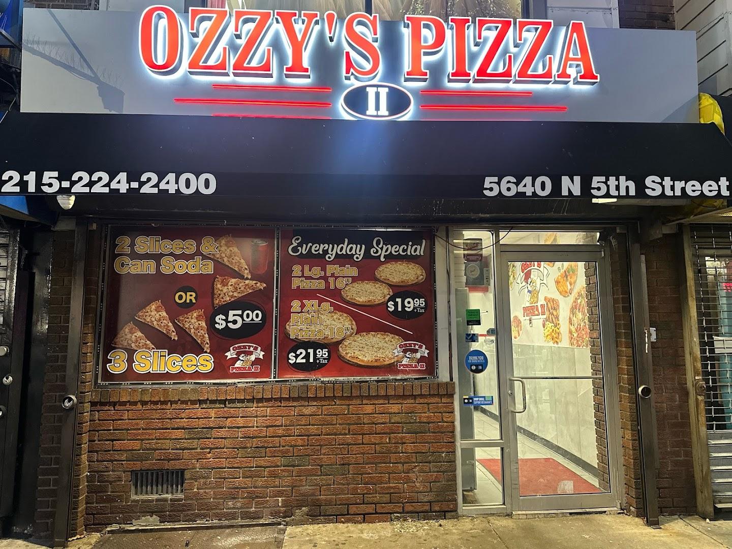 Ozzy's Pizza II