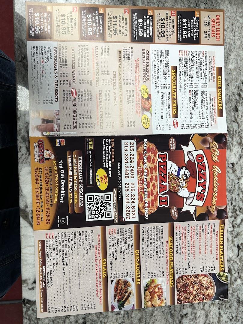 Ozzy's Pizza II